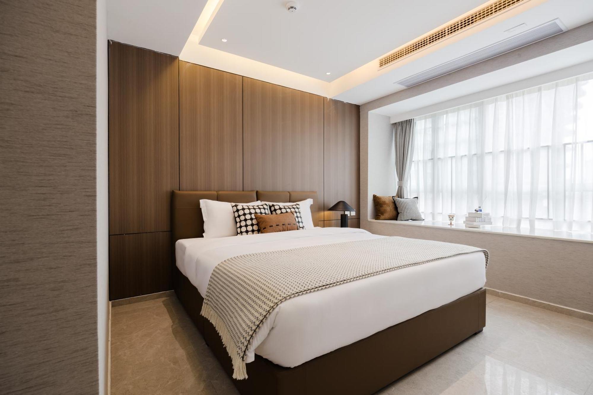 Aparthotel Boruisi Video And Audio Light House - Shenzhen Convention And Exhibition Center Gangxia Metro Station Zewnętrze zdjęcie
