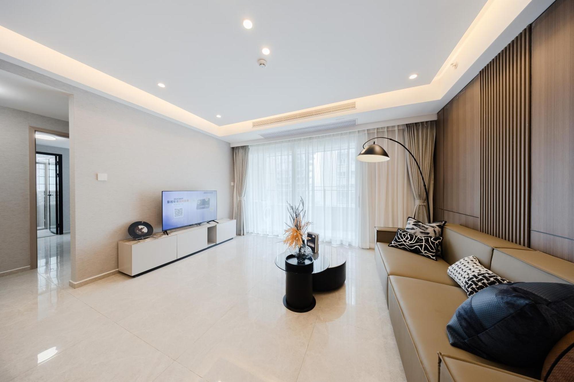 Aparthotel Boruisi Video And Audio Light House - Shenzhen Convention And Exhibition Center Gangxia Metro Station Zewnętrze zdjęcie