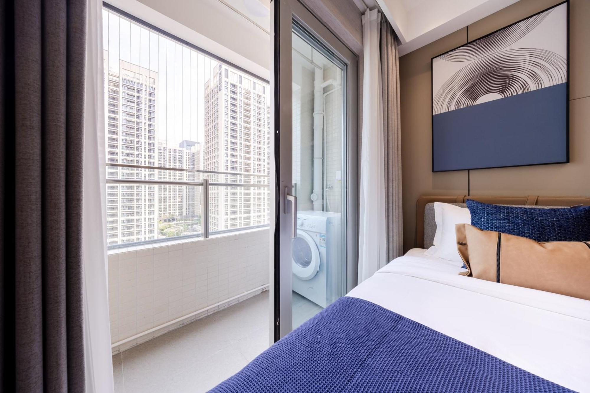 Aparthotel Boruisi Video And Audio Light House - Shenzhen Convention And Exhibition Center Gangxia Metro Station Zewnętrze zdjęcie