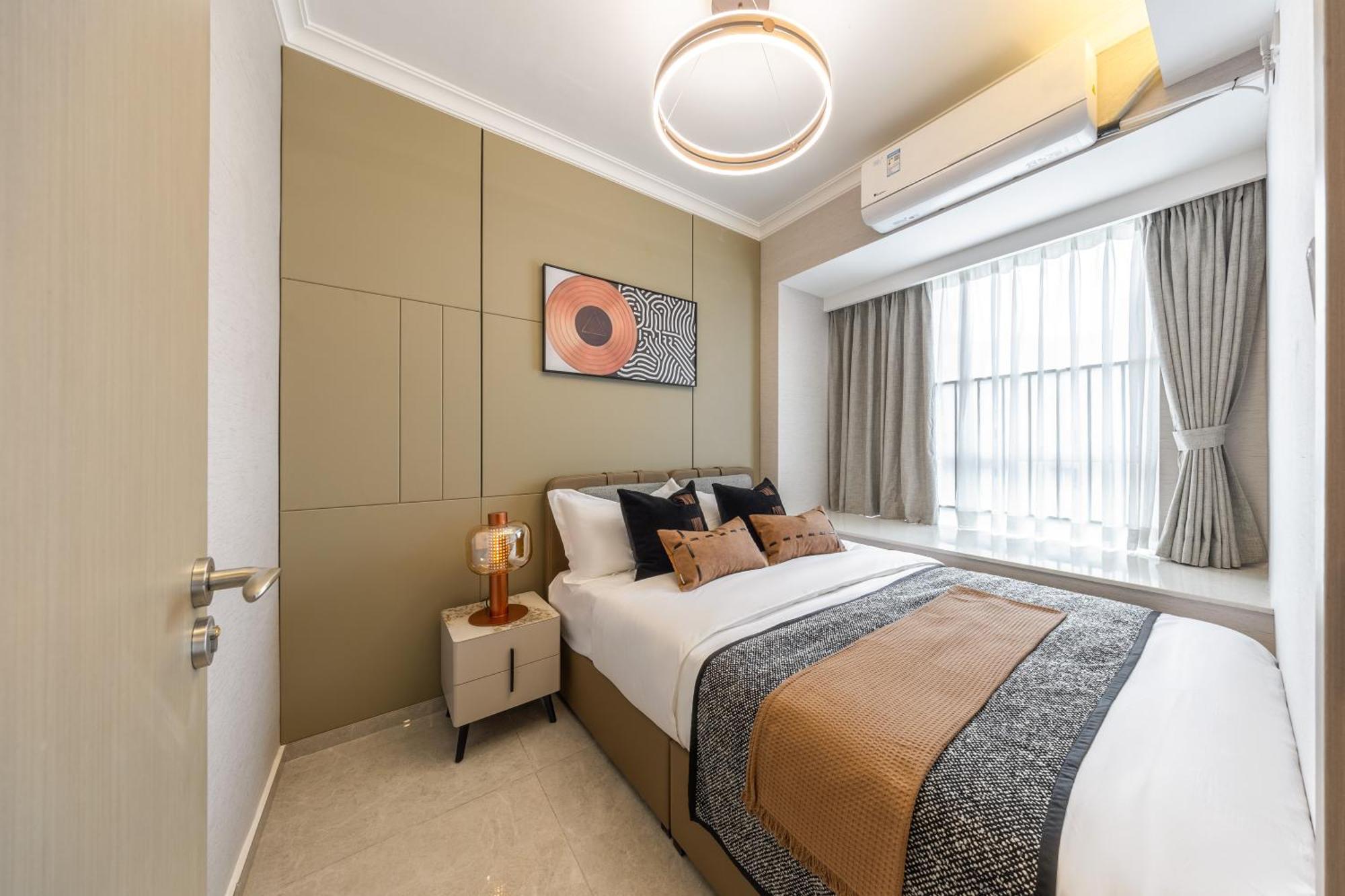 Aparthotel Boruisi Video And Audio Light House - Shenzhen Convention And Exhibition Center Gangxia Metro Station Zewnętrze zdjęcie