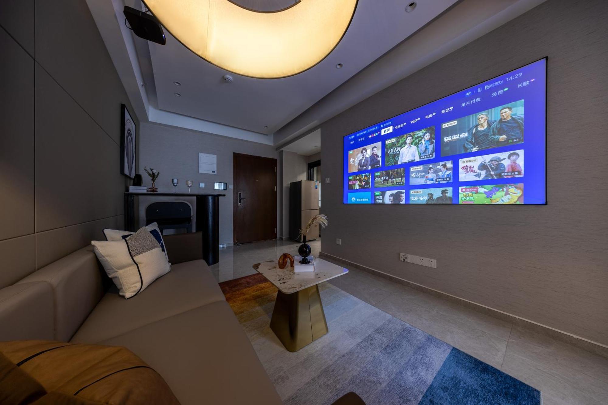 Aparthotel Boruisi Video And Audio Light House - Shenzhen Convention And Exhibition Center Gangxia Metro Station Zewnętrze zdjęcie