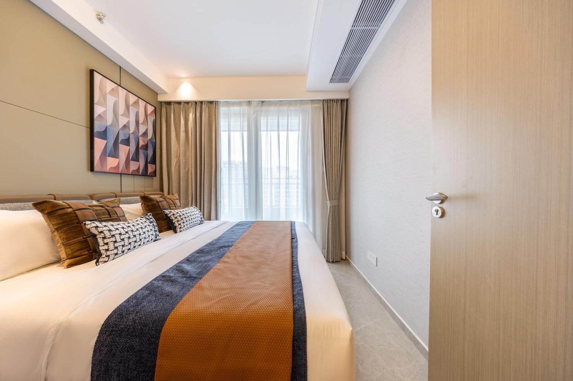 Aparthotel Boruisi Video And Audio Light House - Shenzhen Convention And Exhibition Center Gangxia Metro Station Zewnętrze zdjęcie