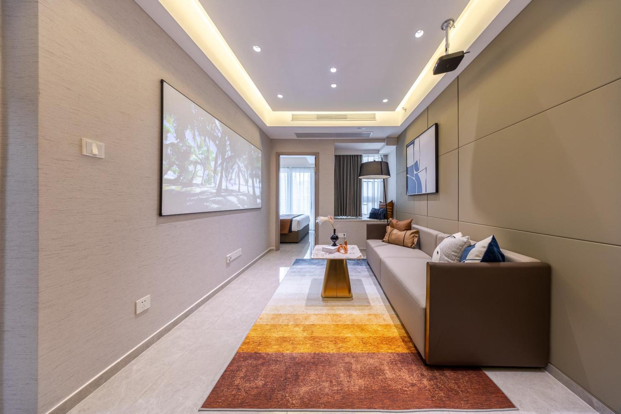 Aparthotel Boruisi Video And Audio Light House - Shenzhen Convention And Exhibition Center Gangxia Metro Station Zewnętrze zdjęcie