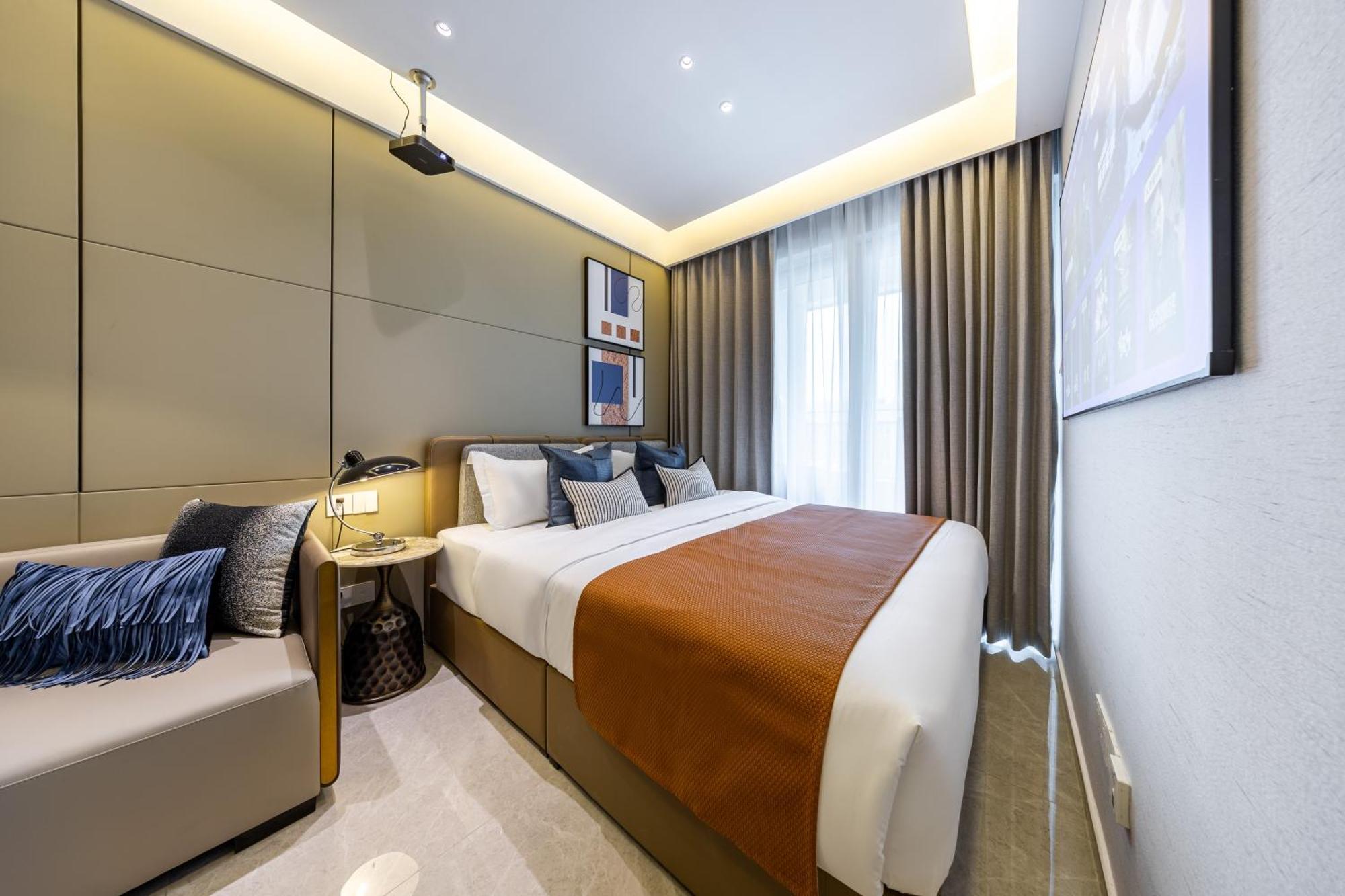 Aparthotel Boruisi Video And Audio Light House - Shenzhen Convention And Exhibition Center Gangxia Metro Station Zewnętrze zdjęcie
