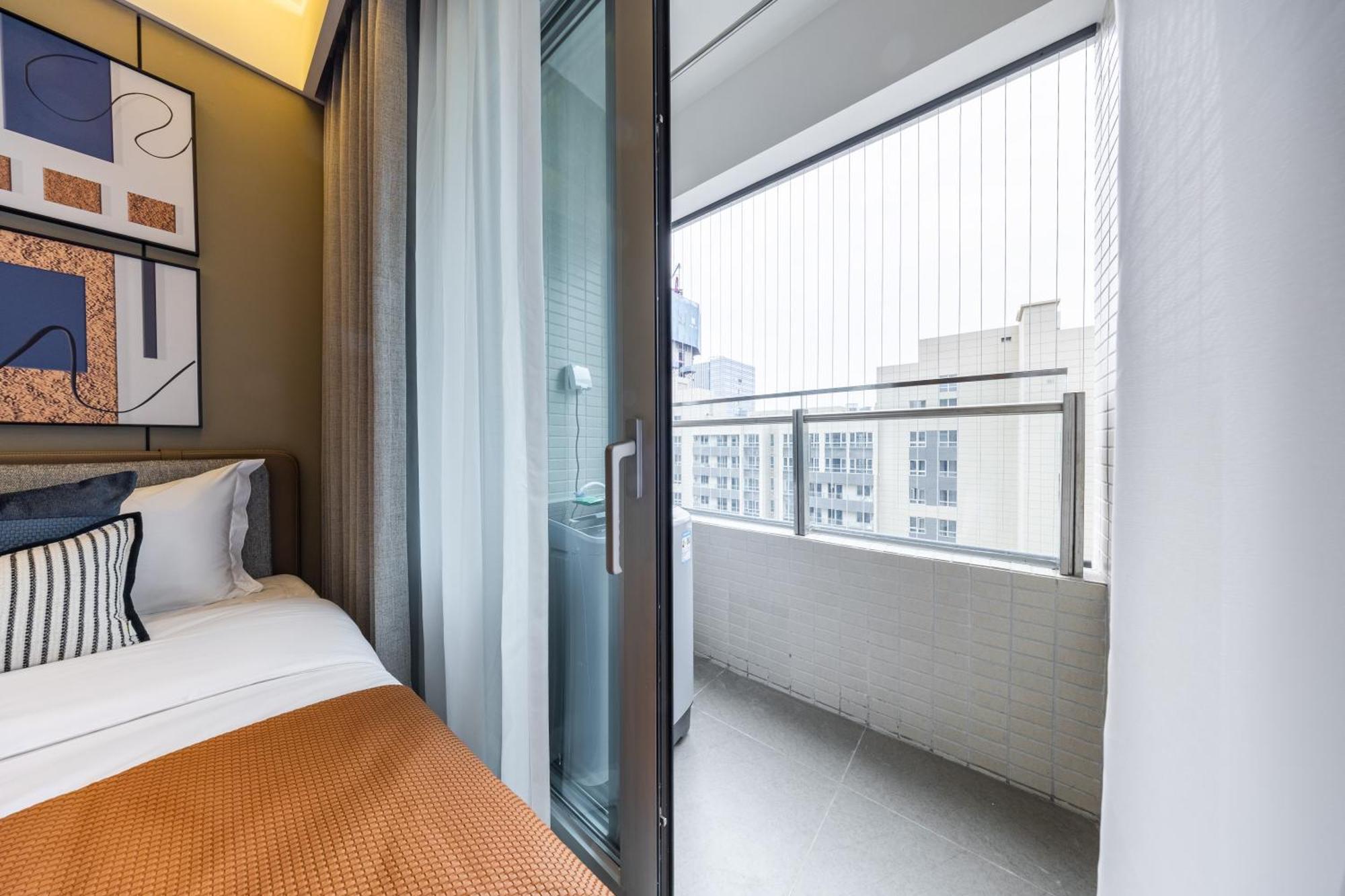 Aparthotel Boruisi Video And Audio Light House - Shenzhen Convention And Exhibition Center Gangxia Metro Station Zewnętrze zdjęcie