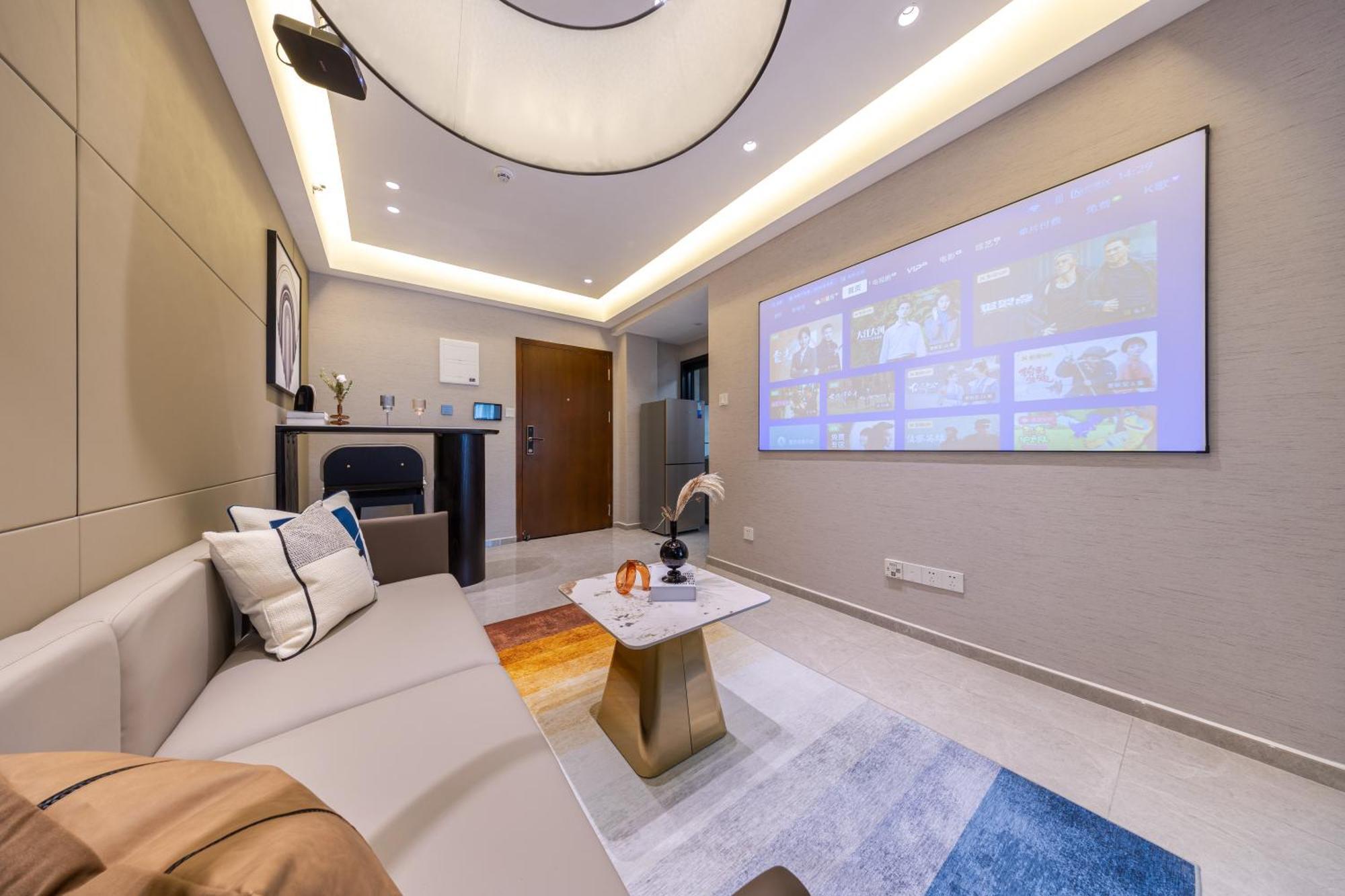 Aparthotel Boruisi Video And Audio Light House - Shenzhen Convention And Exhibition Center Gangxia Metro Station Zewnętrze zdjęcie